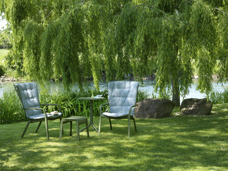 Nardi Folio relax fauteuil agave - hoogwaardig kunststof - verstelbare rugleuning