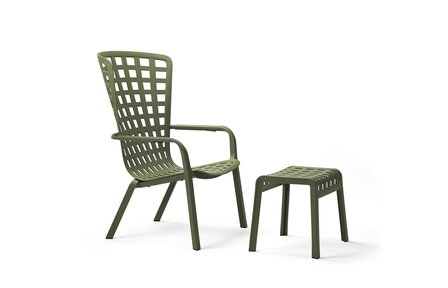 Nardi Folio relax fauteuil agave - hoogwaardig kunststof - verstelbare rugleuning