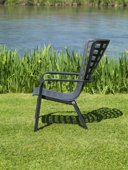 Nardi Folio relax fauteuil antraciet - hoogwaardig kunststof -  verstelbare rugleuning