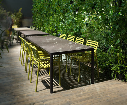 Nardi Tevere 210 - Uitschuiftafel - Antraciet