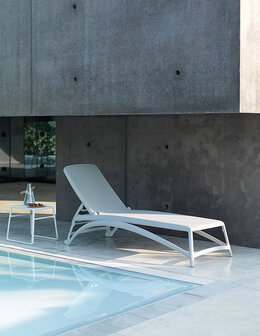 Nardi Atlantico - Ligbed - Wit / Tortora