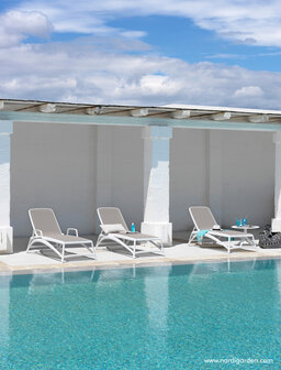 Nardi Atlantico - Ligbed - Wit / Tortora