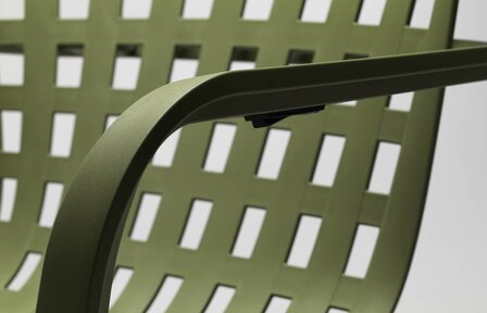 Nardi Folio schommelstoel antraciet - hoogwaardig kunststof -  luxe fauteuil