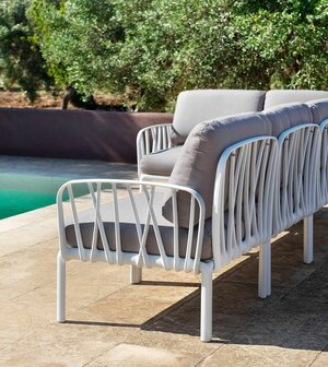 Nardi Komodo 5 - modulaire loungeset - wit