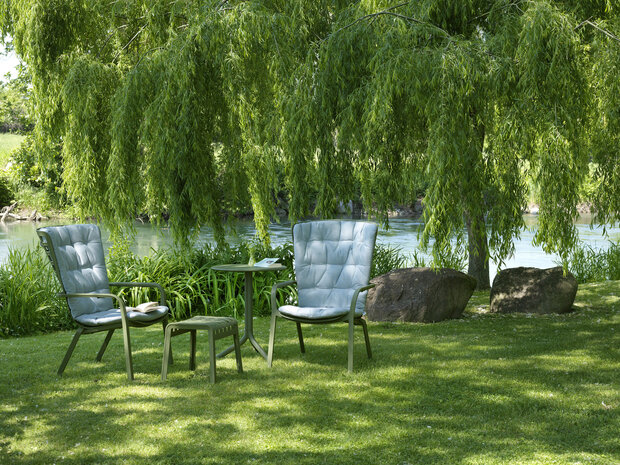 Nardi Folio relax fauteuil agave - hoogwaardig kunststof - verstelbare rugleuning