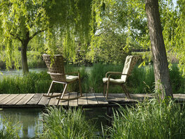 Nardi Folio schommelstoel tabacco - hoogwaardig kunststof - verstelbare rugleuning