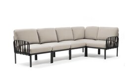 Nardi Komodo 5 - modulaire loungeset - antraciet