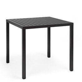 Nardi Cube - Tuintafel - Vierkant 80 cm - Antraciet