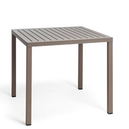 Nardi Cube - Tuintafel - Vierkant 80 cm - Tortora